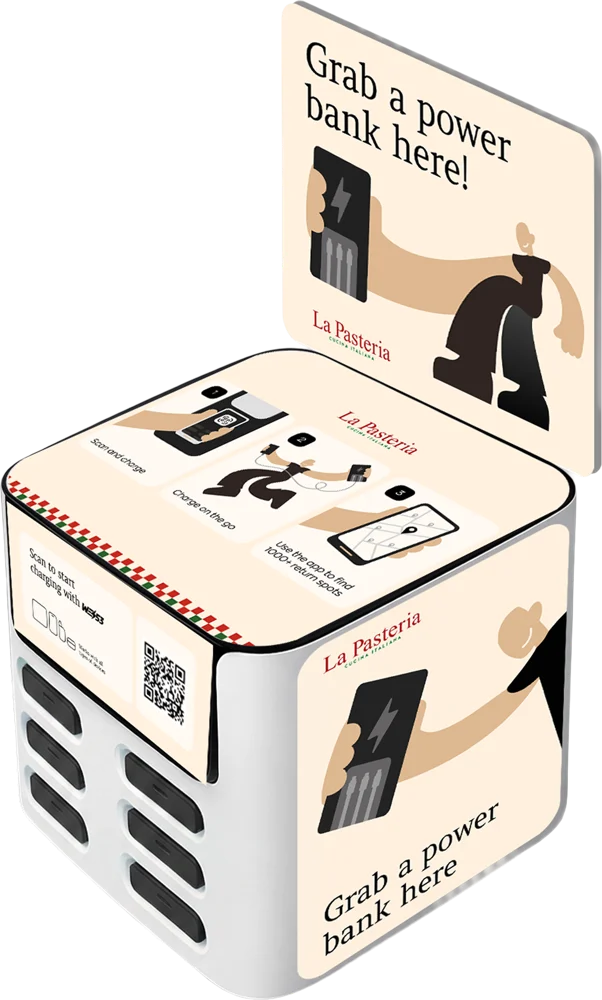 Branded 6-slot station